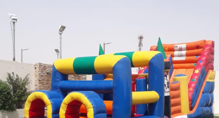 تأجير ملعب صابوني نمار نطيطات الرمال زحاليق مائيه